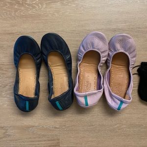 Tieks - Lavender Patent & California Navy - Size 7